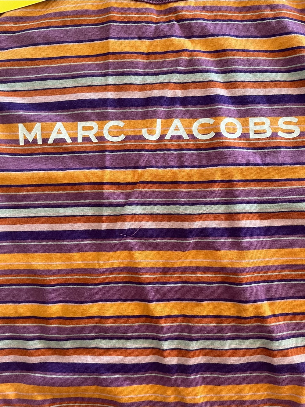 NWT Marc Jacobs Purple & Orange Striped Sleeveless Shirt - Picture 8 of 8